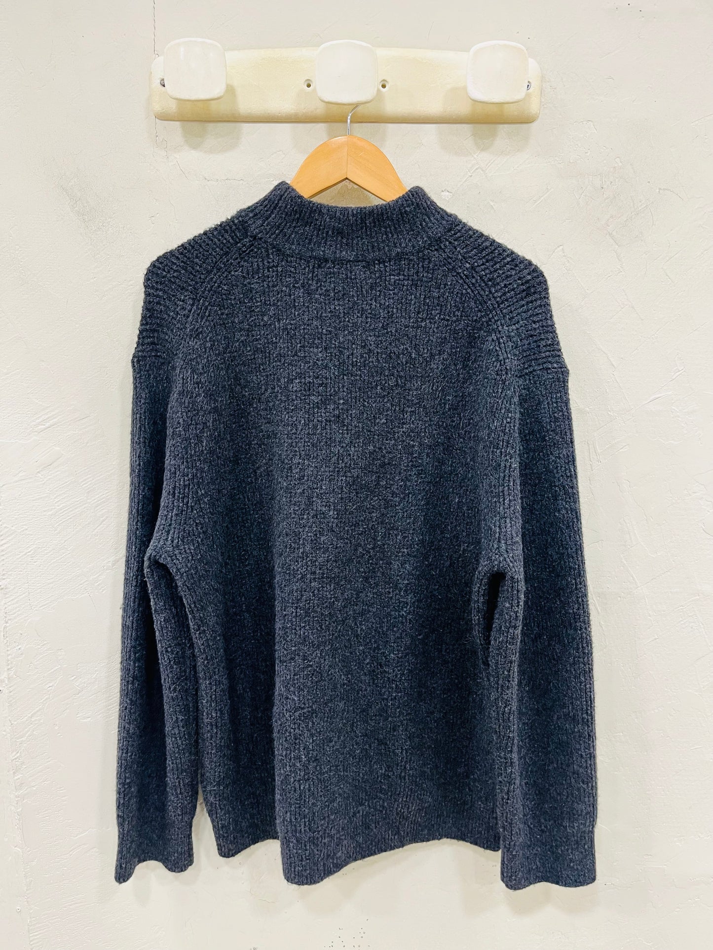 T.M ZARA PULL GRIS FONCE