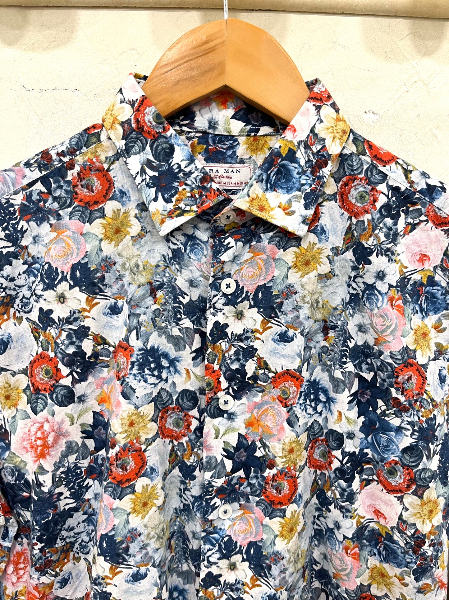 T.M ZARA CHEMISE FLORALE