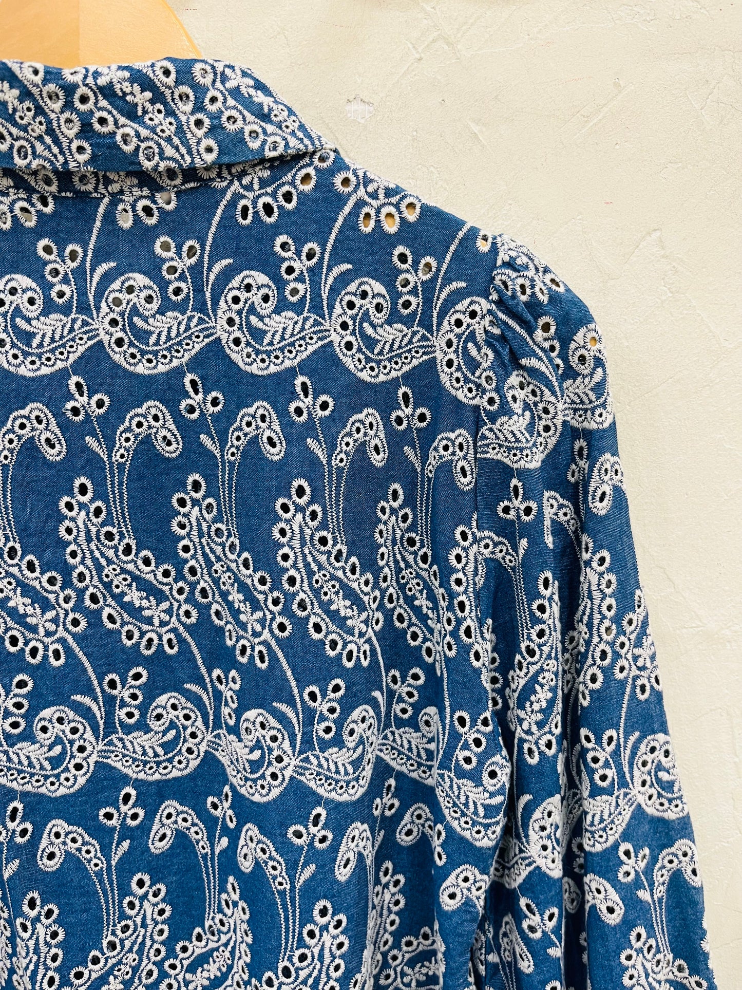 ZARA ROBE BLEU JEAN T.40
