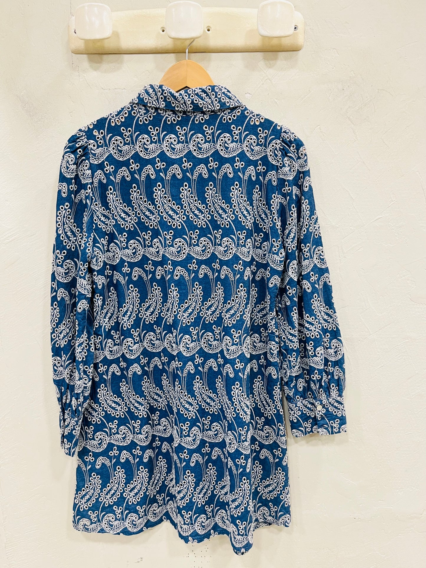 ZARA ROBE BLEU JEAN T.40