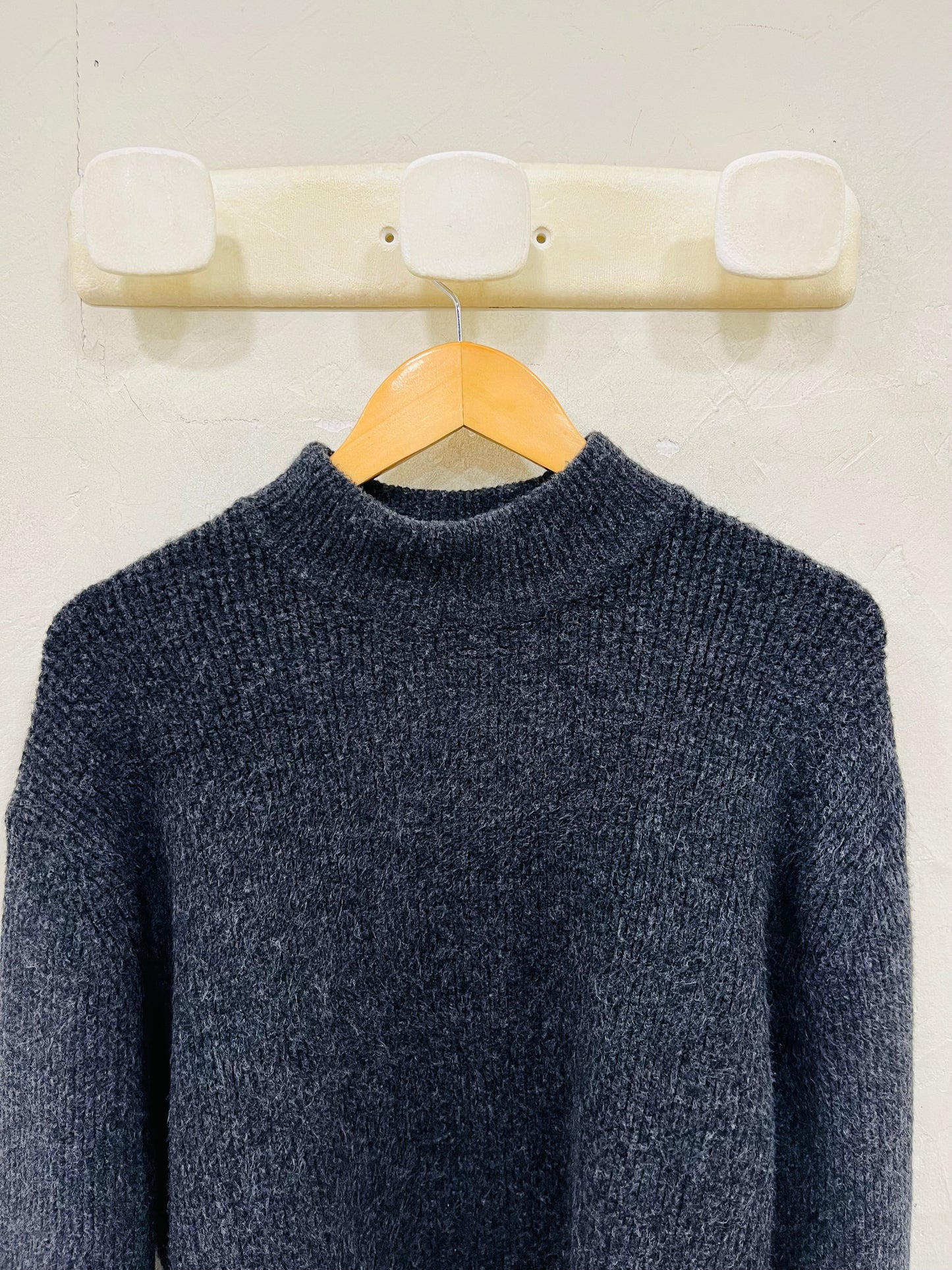 T.M ZARA PULL GRIS FONCE