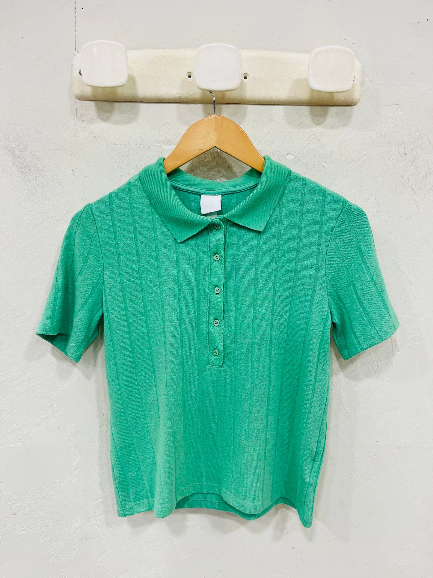 H&M POLO VERT POMME T.38