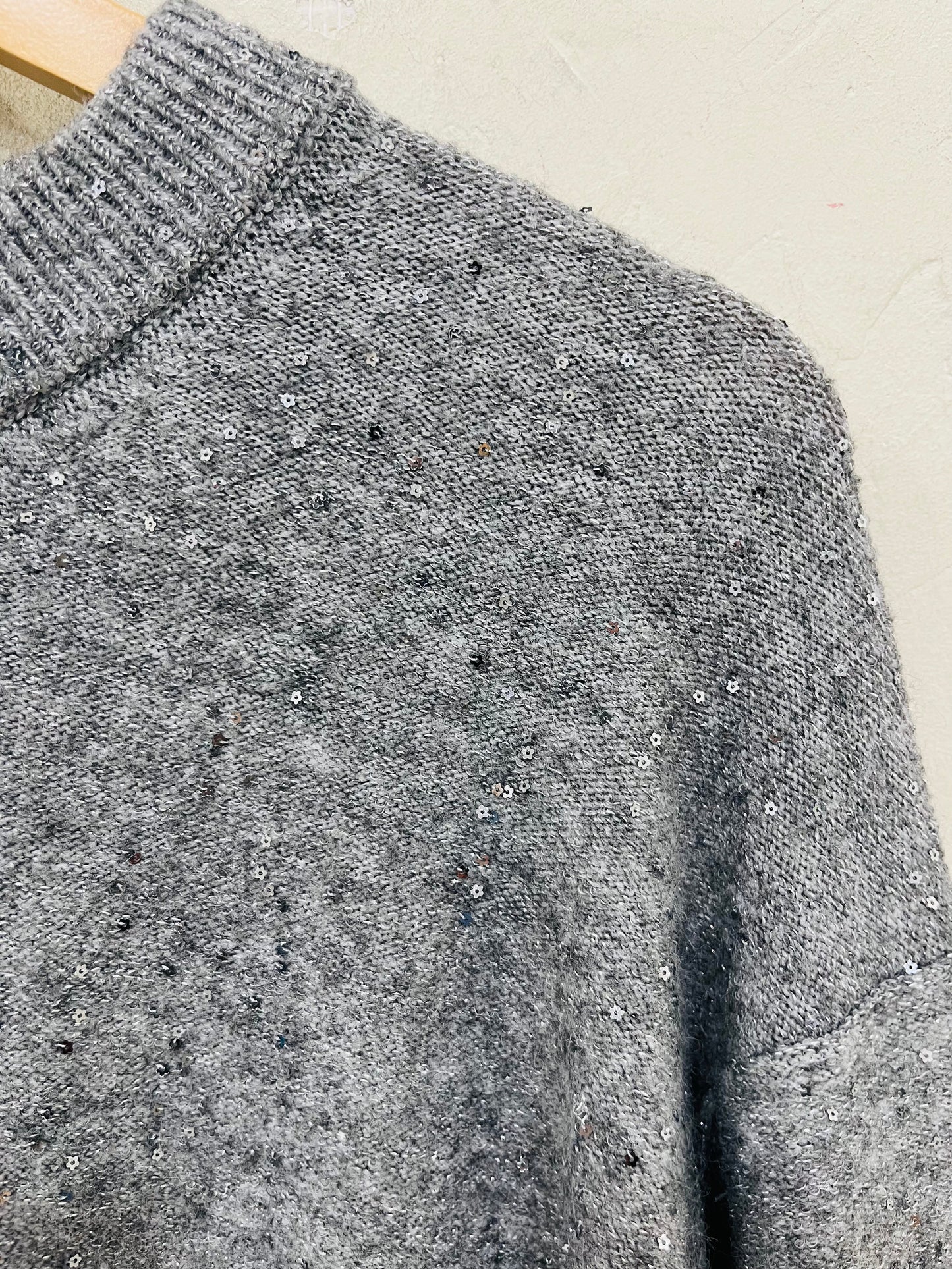 H&M PULL GRIS SEQUINS T.38