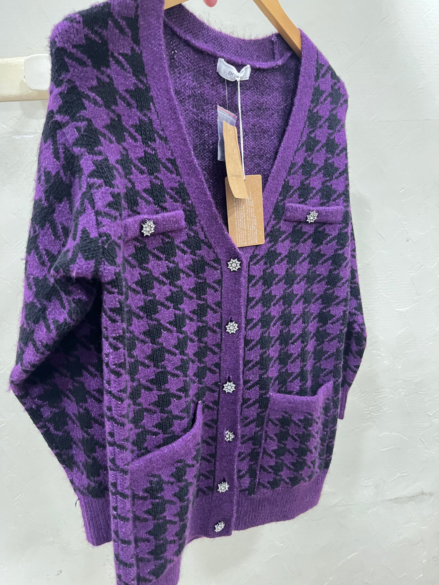 PROMOD CARDIGAN VIOLET