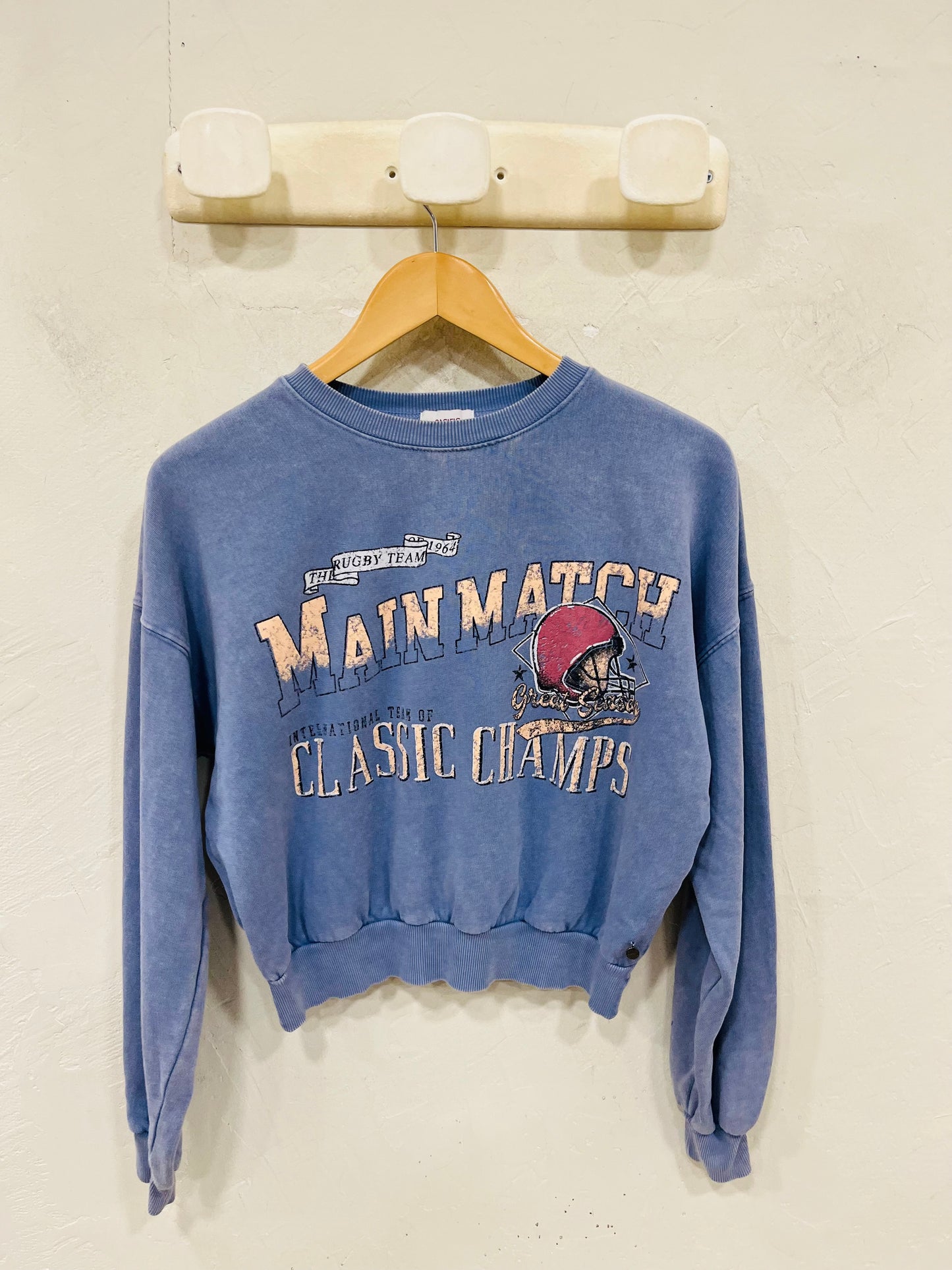 PULL AND BEAR SWEAT BLEU T.36