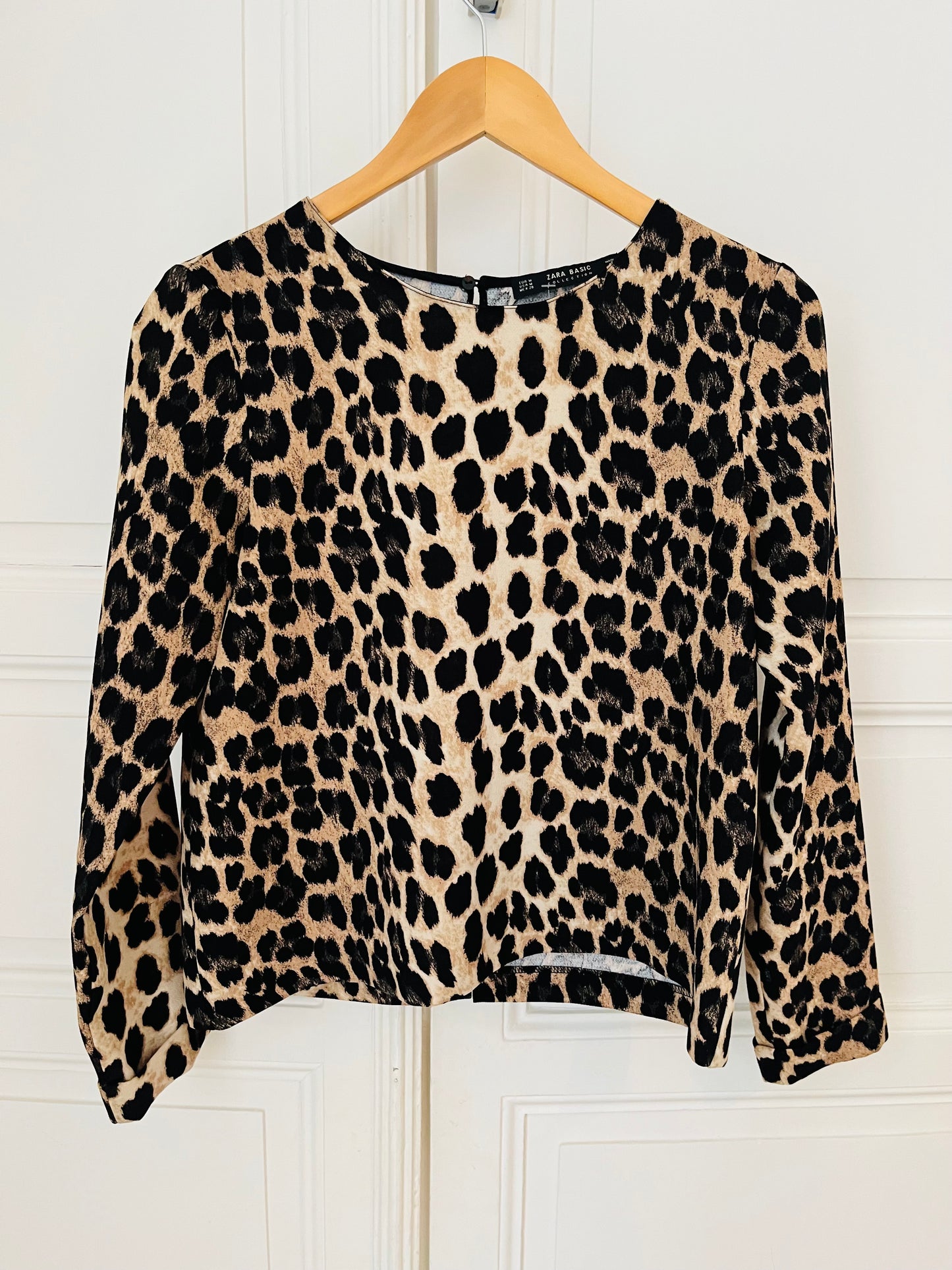 ZARA BLOUSE LÉOPARD T.38