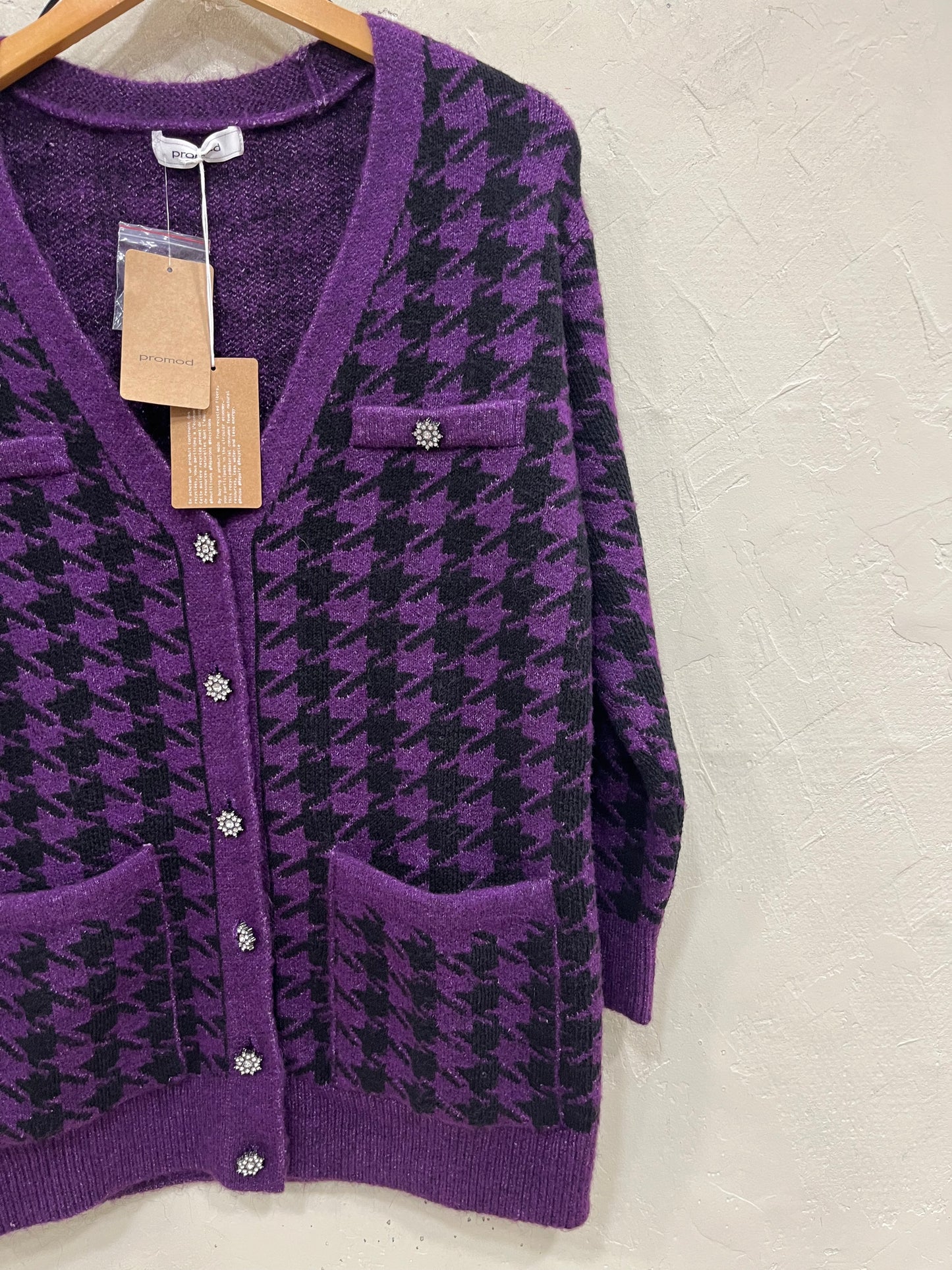 PROMOD CARDIGAN VIOLET