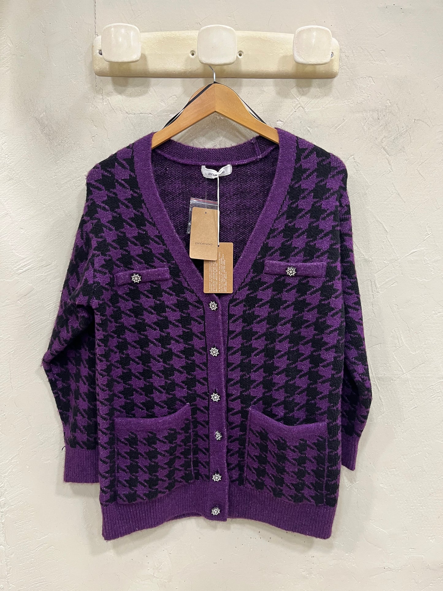 PROMOD CARDIGAN VIOLET