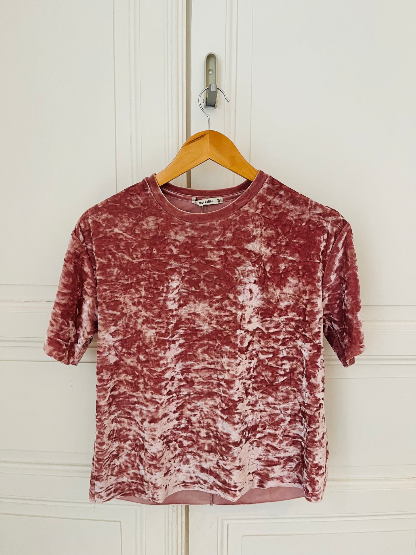 PULL & BEAR HAUT VELOURS T.36