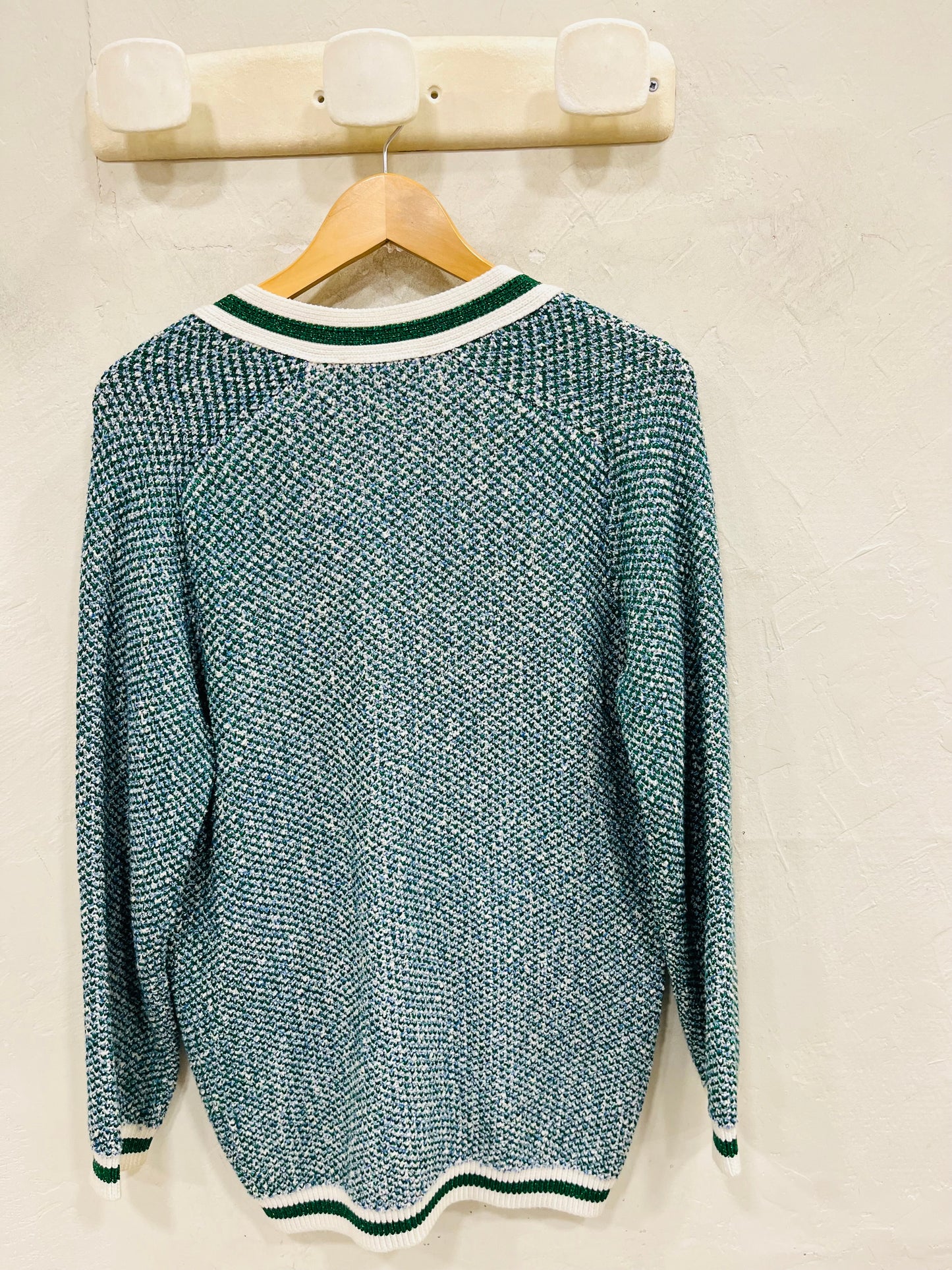 MAJE CARDIGAN VERT BRILLANT T.38